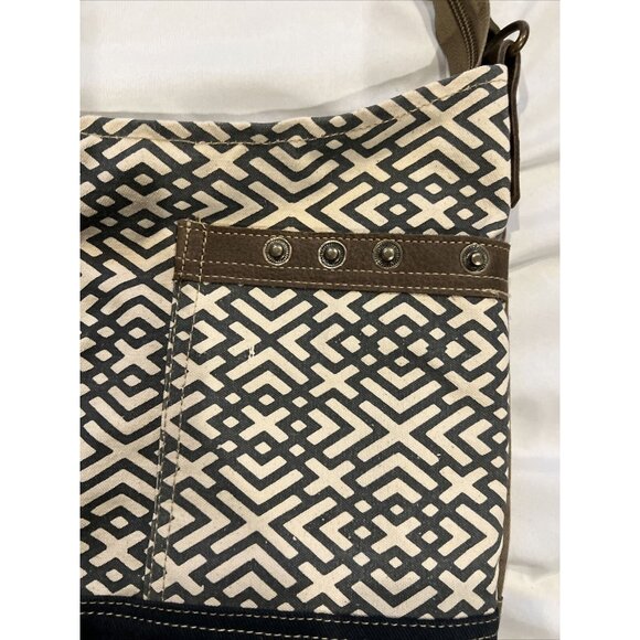 NWT Myra Bag 100% Cotton Womens Adjustable Strap Shoulder/Crossbody Bag S-0951 - Picture 6 of 16